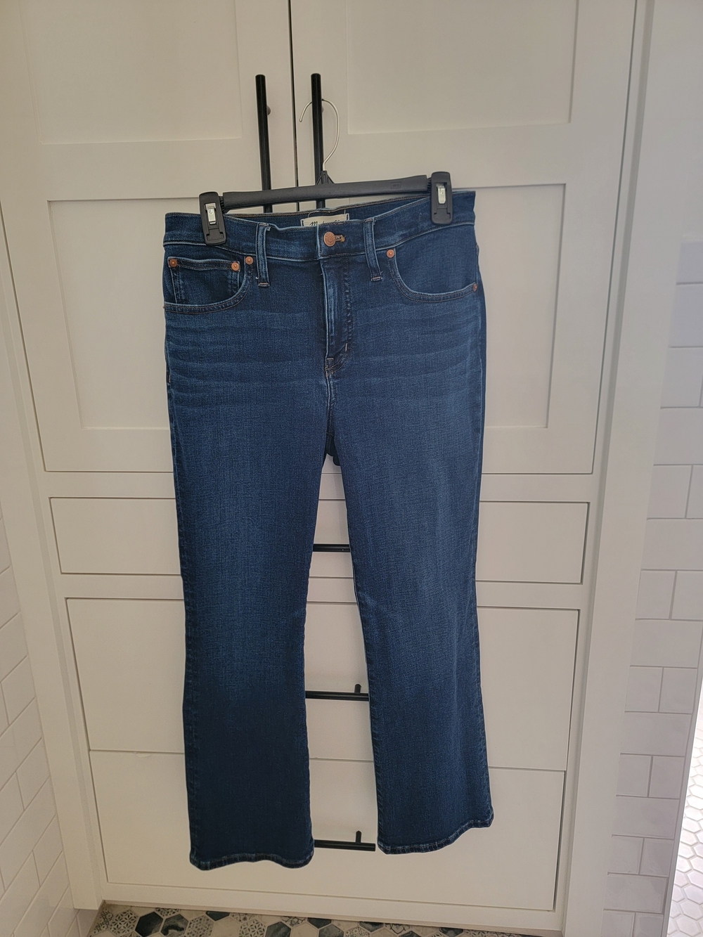 Madewell Dark Blue Flare Jeans